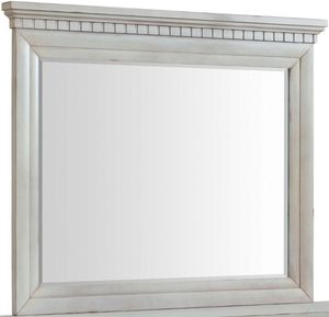 Elements International McCoy Antique White Dresser Mirror