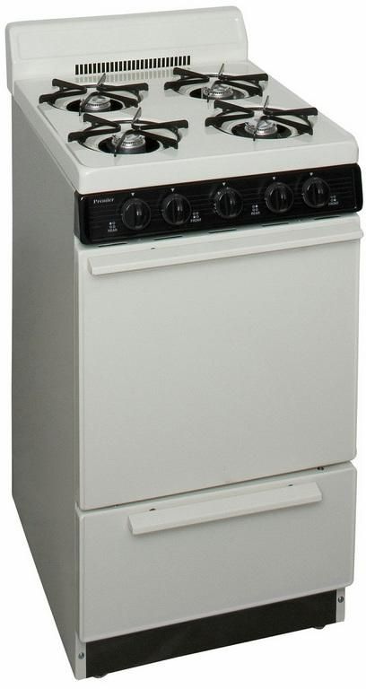 Premier 20" Biscuit Freestanding Gas Range-1