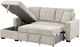 Homelegance® Waitsfield 2-Piece Beige Left-Arm Facing Pull-out Sleeper Sectional and Chaise with Hidden Storage-2