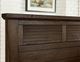 Vaughan-Bassett Sawmill Sedona Queen Louver Storage Bed-1