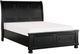 Homelegance® Laurelin Black Queen Panel Bed-0