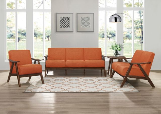 Homelegance® Damala Orange Accent Chair-1