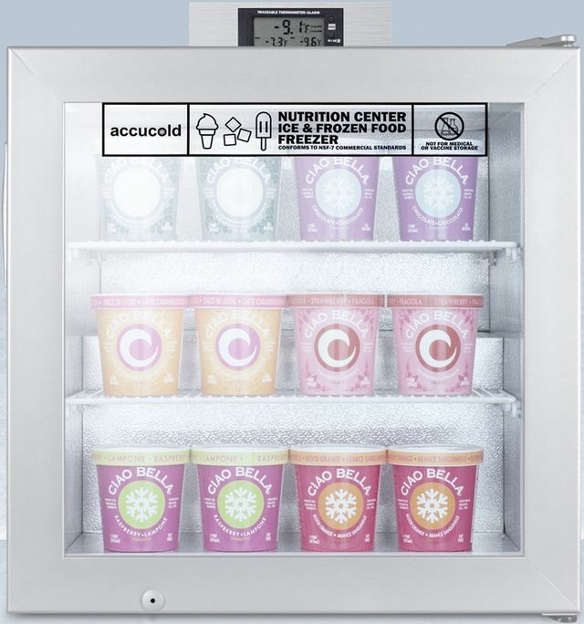 Accucold™ Nutrition Center Series 24" 2 Cu. Ft. Stainless Steel Frame Compact All Freezer-2