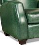 Campio Furniture Legacy Leather Bruce Dark Green Chair-1