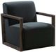 Bassett Mirror Kloe Velvet Smoke Accent Chair-0
