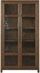 Hooker® Furniture Driftwood Worn Saddle Display Cabinet-1