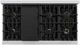 ZLINE Classic Series Autograph Edition 48" Stainless Steel Pro Style Dual Fuel Range and Matte Black Accents-1