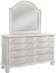 American Woodcrafters 3910 Rodanthe 3-Piece Dove White Queen Woven Bedroom Set-3