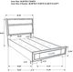 Coaster® Miranda 4-Piece White Youth Twin Storage Panel Bedroom Set-2