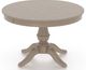 Canadel Customizable Gourmet Weathered Gray Washed VS Round Pedestal Base Dining Table-1