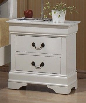 Coaster® Louis Philippe 4-Piece White Queen Sleigh Bedroom Set-2