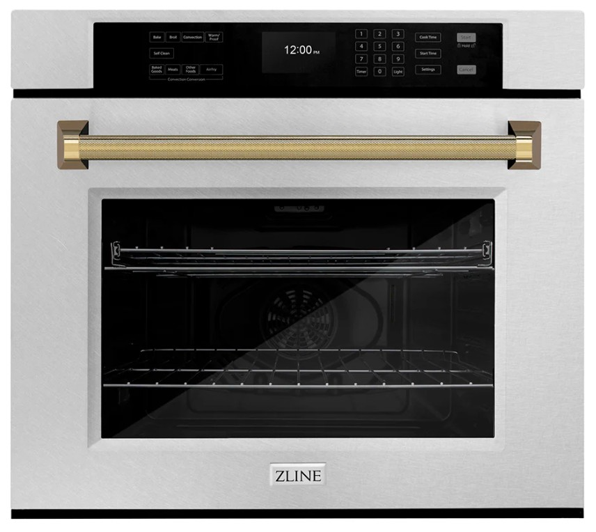 ZLINE Autograph Edition Professional 30" Satin Stainless Steel True Convection Single Wall Oven with