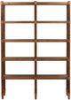 Dovetail Furniture Fernandez Brown Bookcase-1
