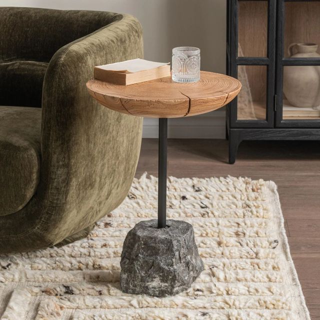 Classic Home Linden Natural End Table-1