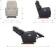 La-Z-Boy® Kodie Thunder Power Rocking Recliner with Headrest and Lumbar-2