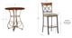 Powell® Hamilton 3-Piece Bronze/Medium Cherry Pub Table Set-2