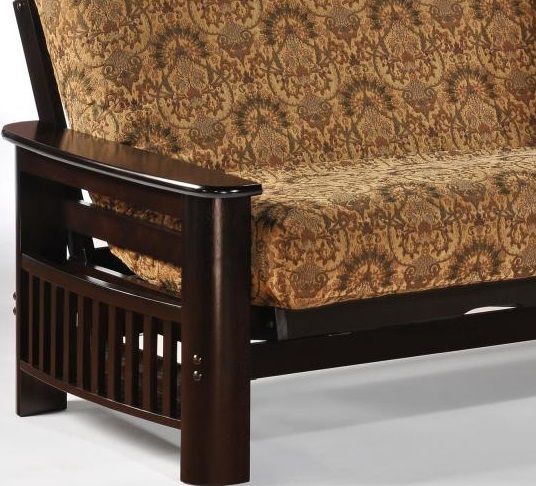 Night & Day Furniture™ Portofino Dark Chocolate Queen Nesting Futon-1