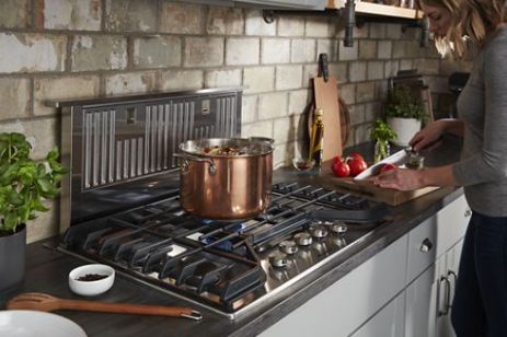 KitchenAid® 30" Stainless Steel Downdraft Range Hood-1