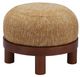 Zuo® Modern Gome Oat Yellow/Walnut Ottoman-2