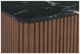 Fairfield® Dimitri Kafe Rectangular Cocktail Table with Black Galaxy Marble Top-5