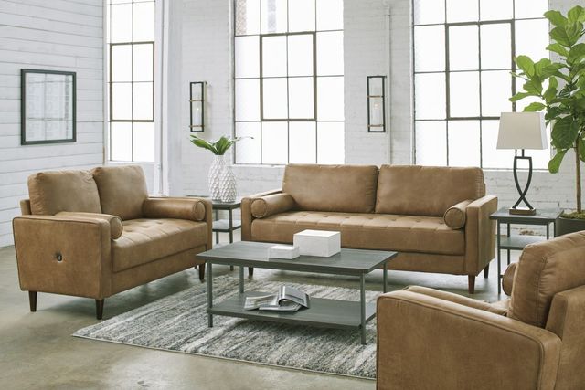 Signature Design by Ashley® Darlow 2-Piece Caramel Living Room Set-3