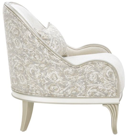 Michael Amini® La Marisia Light Champagne Accent Chair-2