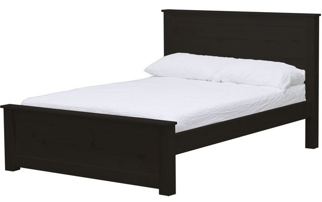 Crate Designs™ Furniture HarvestRoots Espresso 43" Full Extra-long Youth Panel Bed-0