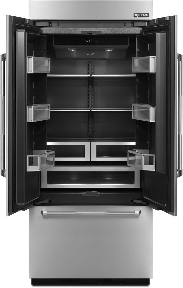 JennAir® 20.8 Cu. Ft. Panel Ready Counter Depth Built In French Door Refrigerator-1