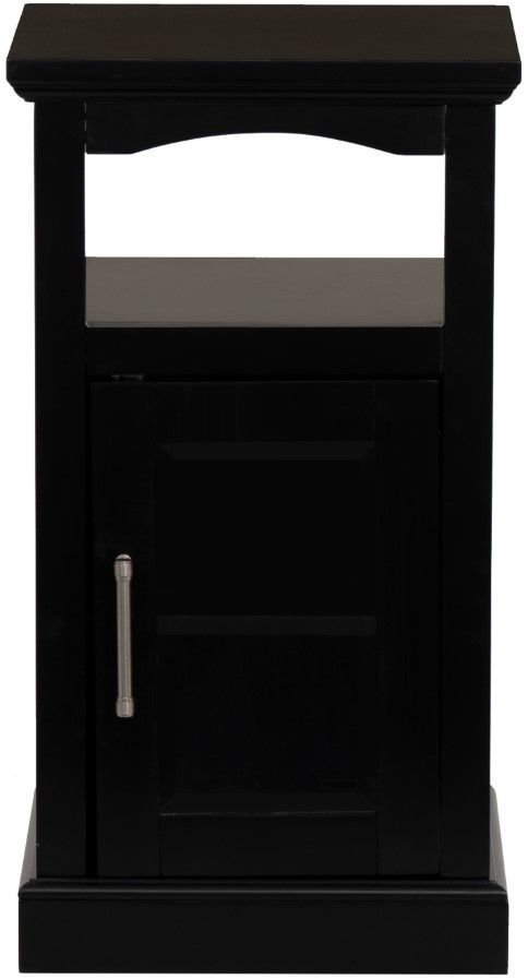 Linon Scarsdale Black Demi Cabinet-3