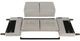 Coaster® Bowen 2-Piece Beige Track Arm Seating Set-3