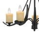 Cal® Lighting & Accessories Morelis 5-Light Black Smith Chandelier-1