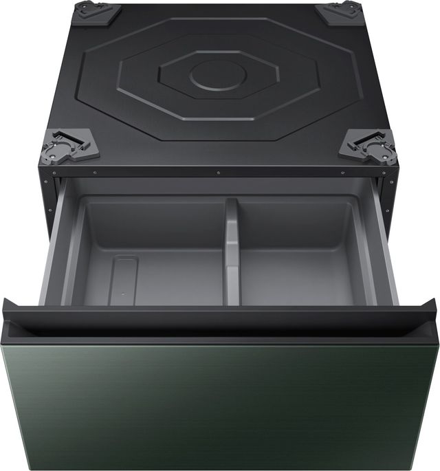 Samsung Bespoke 27" Forest Green Laundry Pedestal-1