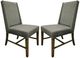 International Furniture Direct Loft Brown Gray Upholstered Side Chair-3