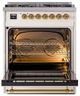 Ilve® Nostalgie II Series 30" Antique White Pro Style Dual Fuel Range-3