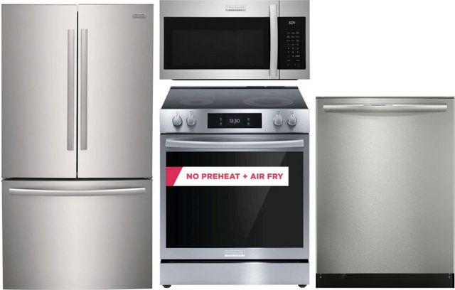 Frigidaire Gallery® 4 Piece Smudge-Proof® Stainless Steel Kitchen Package