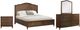 Flexsteel® Bellevue 4-Piece Whiskey Brown King Panel Bedroom Set-0