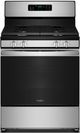 Whirlpool® 30” Stainless Steel Freestanding Gas Range with Crispy Mode and Dishwasher Safe Grates-0