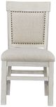 Magnussen Home® Bronwyn Alabaster/Baja Natural Upholstered Side Chair-3