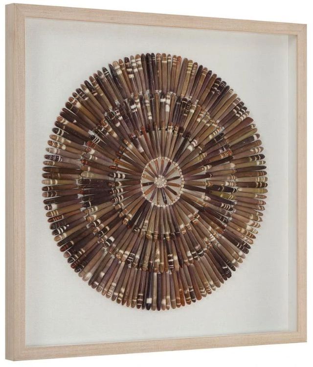 Uttermost® Tiger Sea Urchin Brown Shadow Box-2