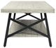 Emerald Home Chandler Light Gray Cocktail Table with Steel Gray Base-4
