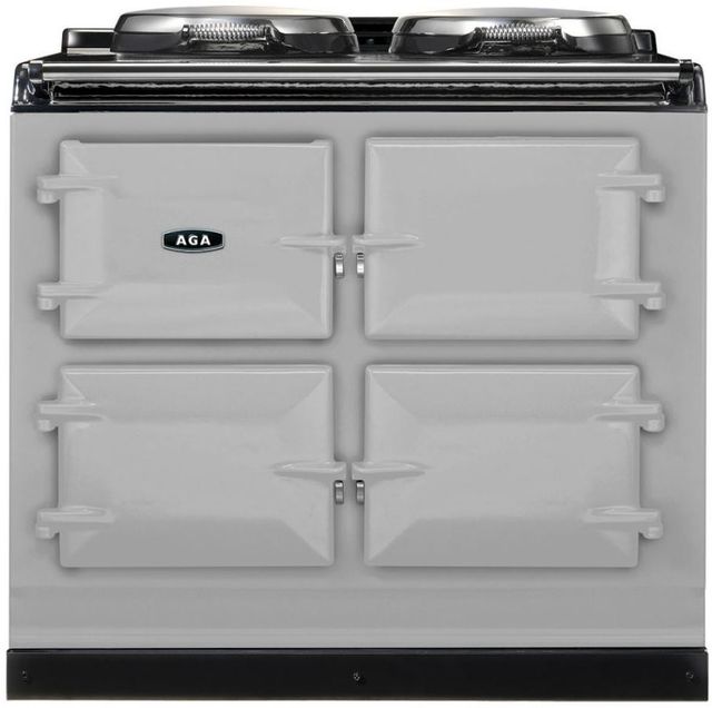 AGA™ 39" Pearl Ashes Dual Control Natural Gas Range-0