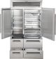 Sub-Zero PRO 48 in. 30.4 Cu. Ft. Stainless Steel High Altitude Built In Side-by-Side Refrigerator-1