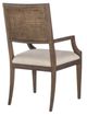 Century® Parker Beige/Dark Brown Dining Arm Chair-2