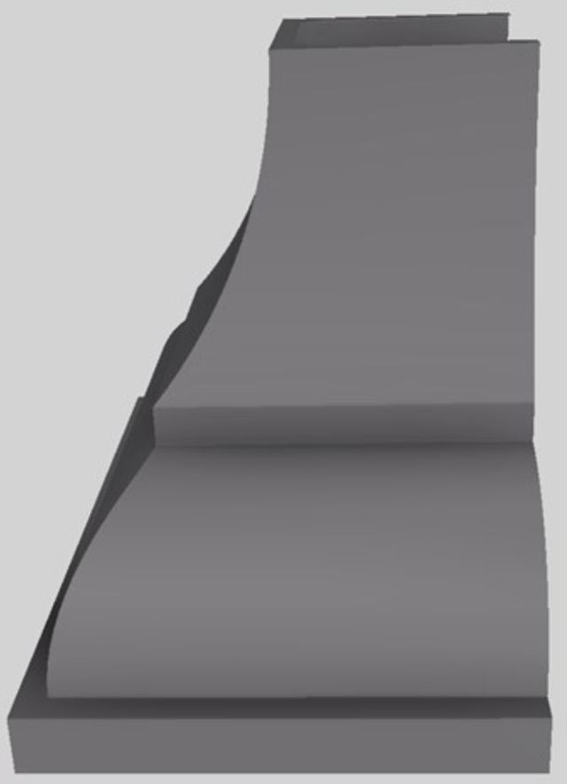 Vent-A-Hood® Designer Series 36" Gunsmoke Wall Mounted Range Hood-1