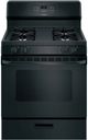 Hotpoint® 30" Black Freestanding Gas Range-0