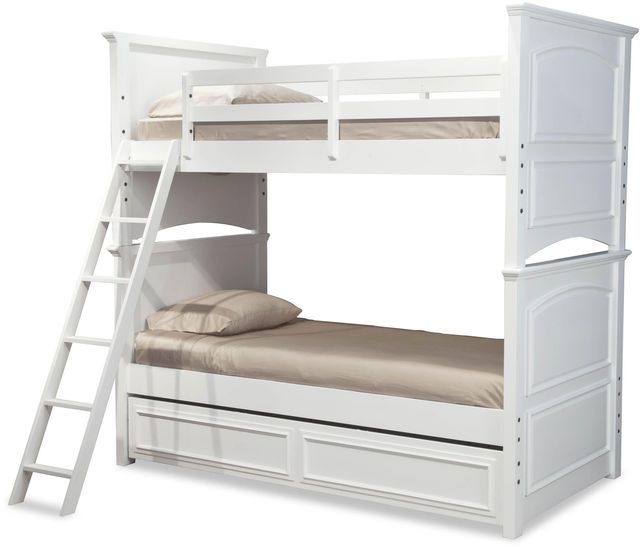Legacy Kids Teen Madison Natural White Youth Twin/Twin Bunk Bed-3
