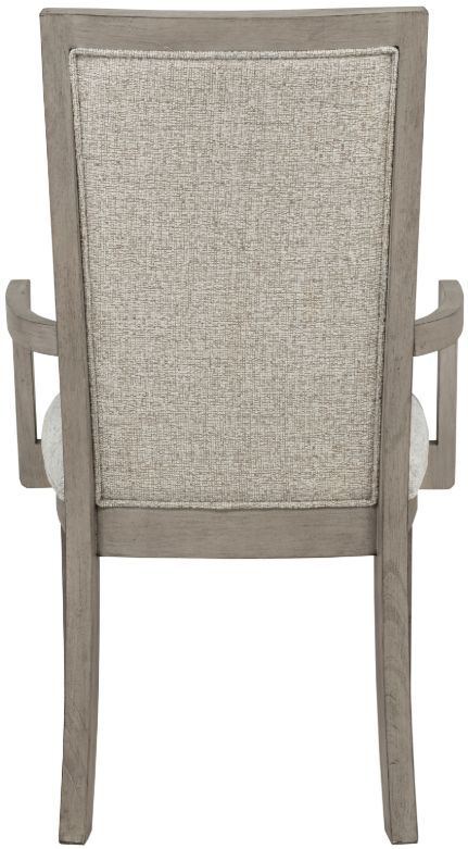 New Classic® Home Furnishings Mariana Gray/Vintage Creme Upholstered Arm Chair-4