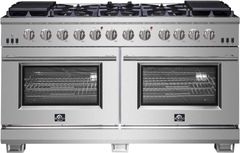 FORNO® Capriasca 60" Stainless Steel Pro Style Gas Range