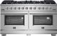 FORNO® Capriasca 60" Stainless Steel Pro Style Gas Range-0