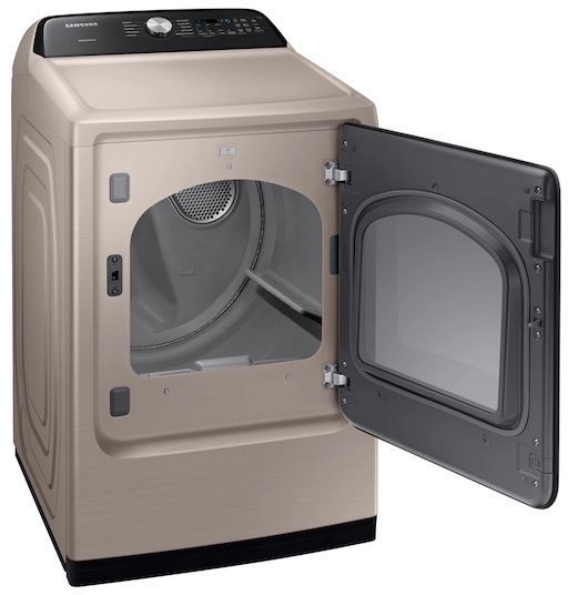 Samsung 7.4 Cu. Ft. Champagne Front Load Gas Dryer-3